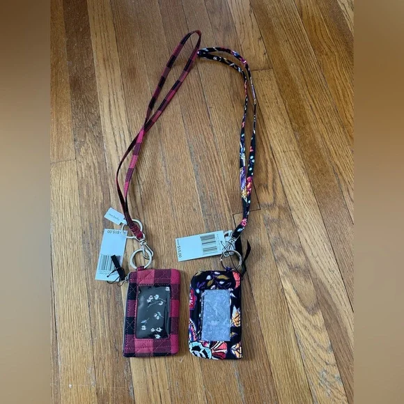 Vera Bradley Iconic Lanyard and Zip ID Case - Set of 2 - Picture 2 of 10